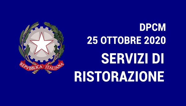 DPCM 25 Ottobre: le restrizioni nel settore della ristorazione