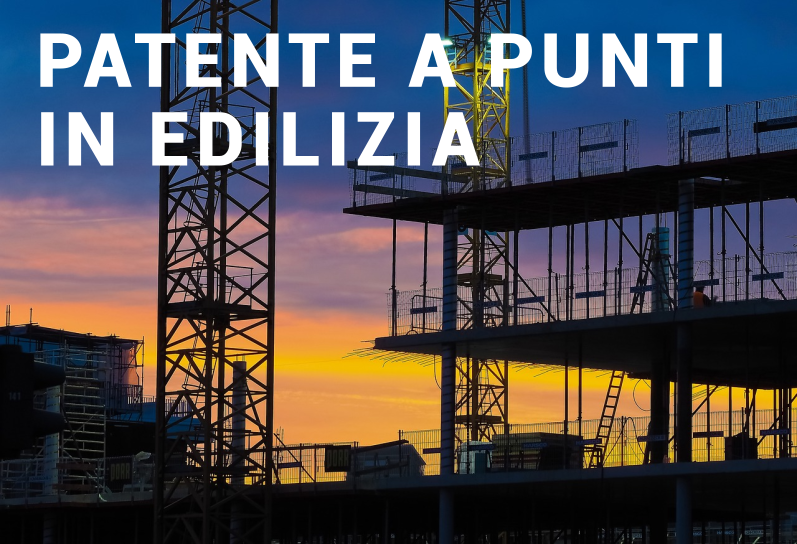 Patente a punti nei cantieri